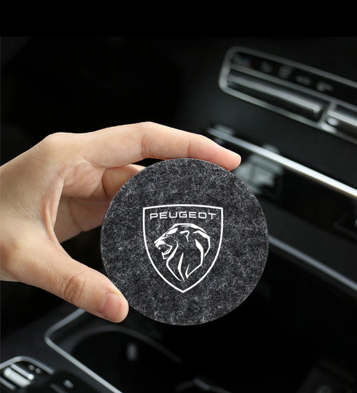 Accessori per auto tappeto antiscivolo portabottiglie per Peugeot 206 307 308 3008 207 208 407 508 Car Styling