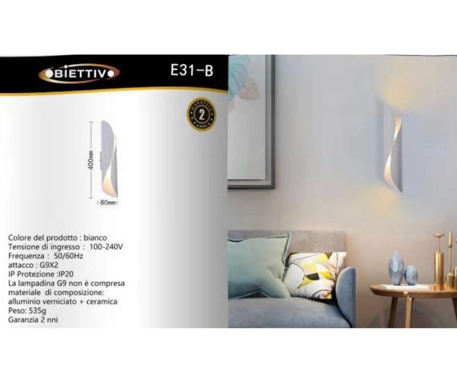 APPLIQUE DA MURO E31-B