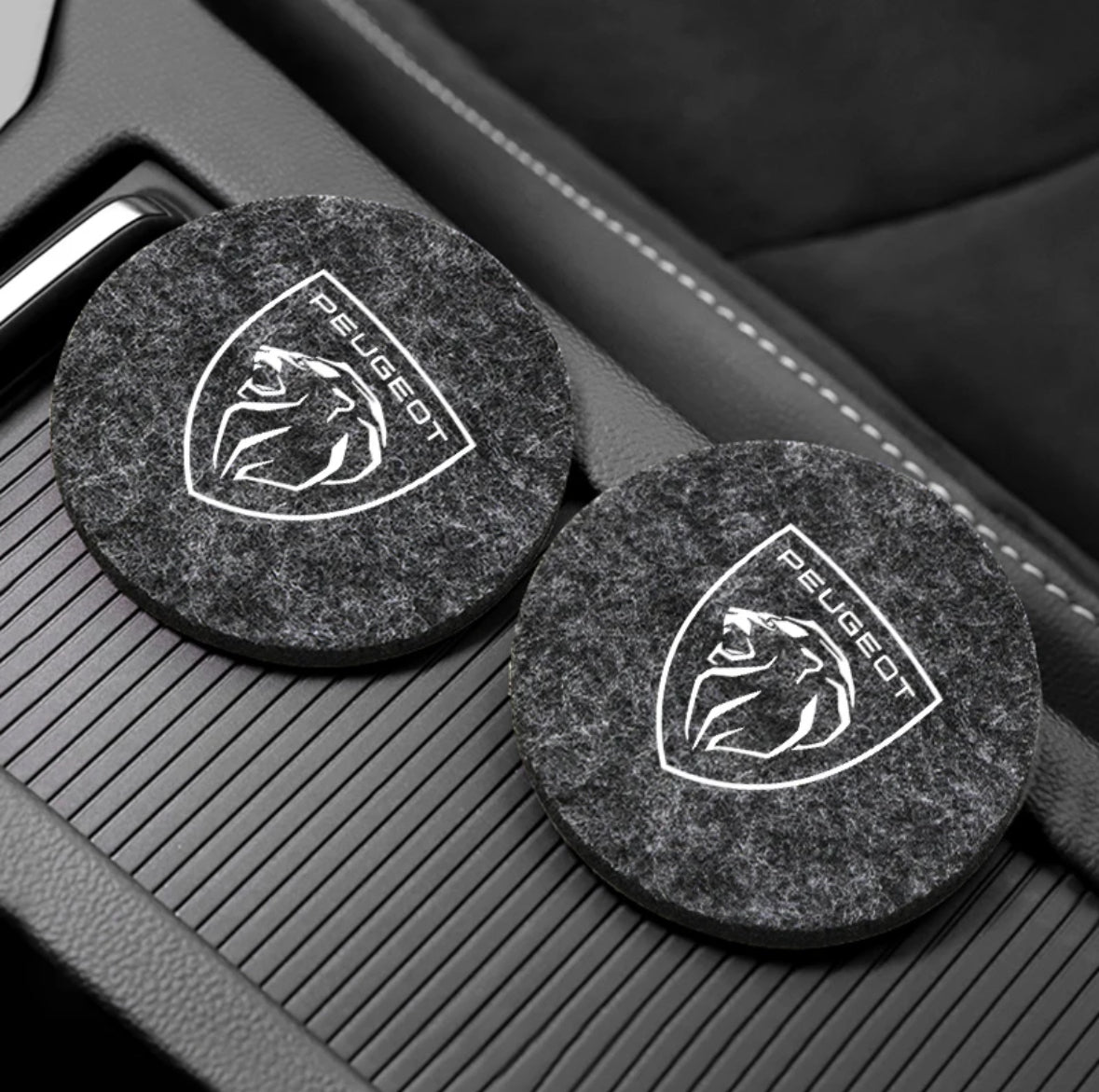 Accessori per auto tappeto antiscivolo portabottiglie per Peugeot 206 307 308 3008 207 208 407 508 Car Styling