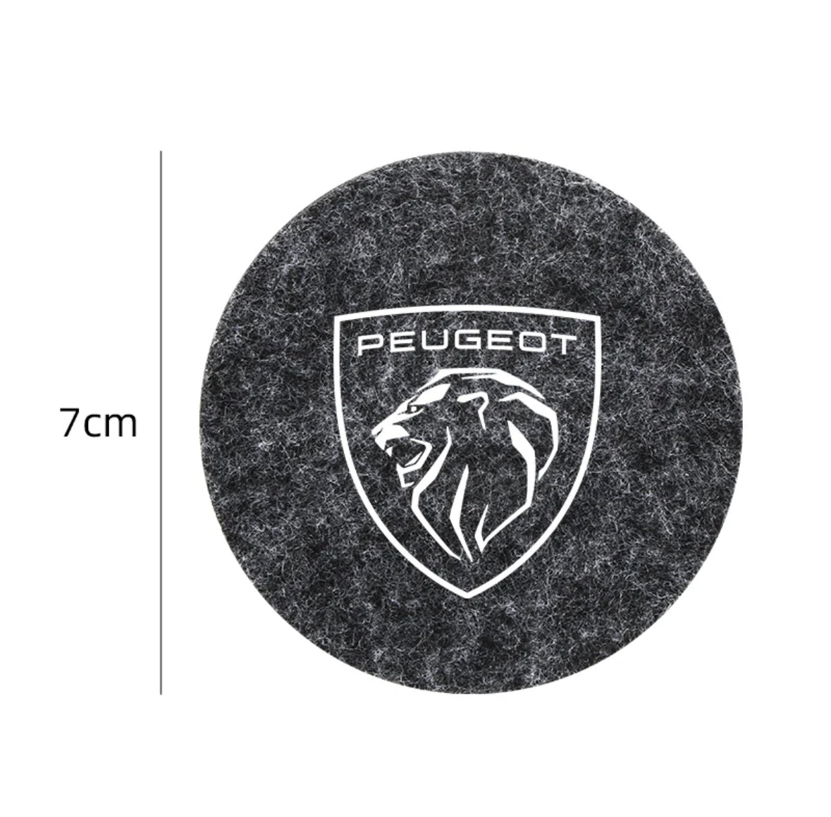Accessori per auto tappeto antiscivolo portabottiglie per Peugeot 206 307 308 3008 207 208 407 508 Car Styling