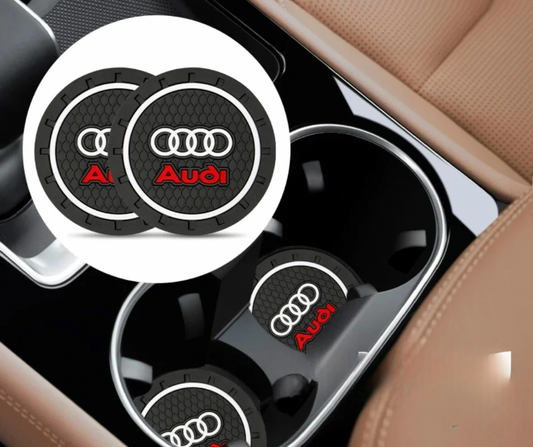 Accessori auro tappeto antiscivolo portabottiglie per Audi A4 B7 B8 B9 A3 8P 8V 8L A5 A6 C6 C5 C7 A1 Q2 Q3