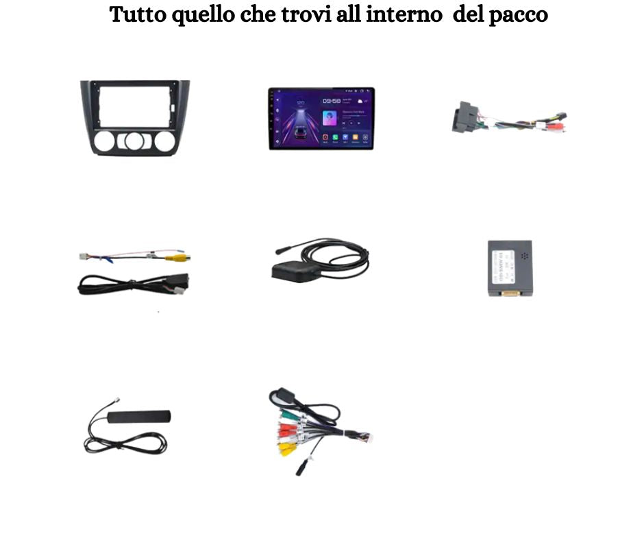 Autoradio Android BMW serie 1 E88 E82 E81 E87 2004-2011