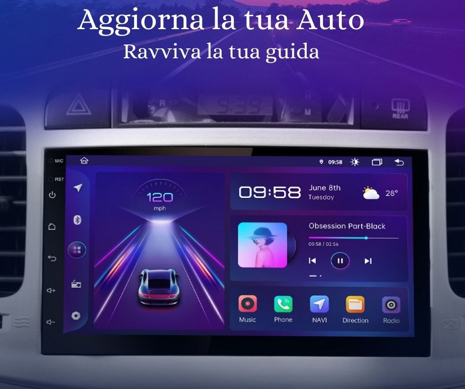 AUTORADIO ANDROID 7 " UNIVERSALE PER TUTTE LE AUTO