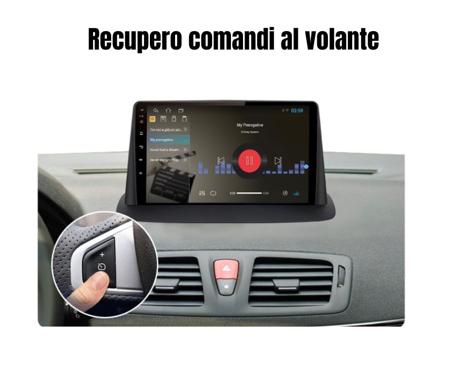 AUTORADIO RENAULT MEGANE 3 2008-2014 ANDROID