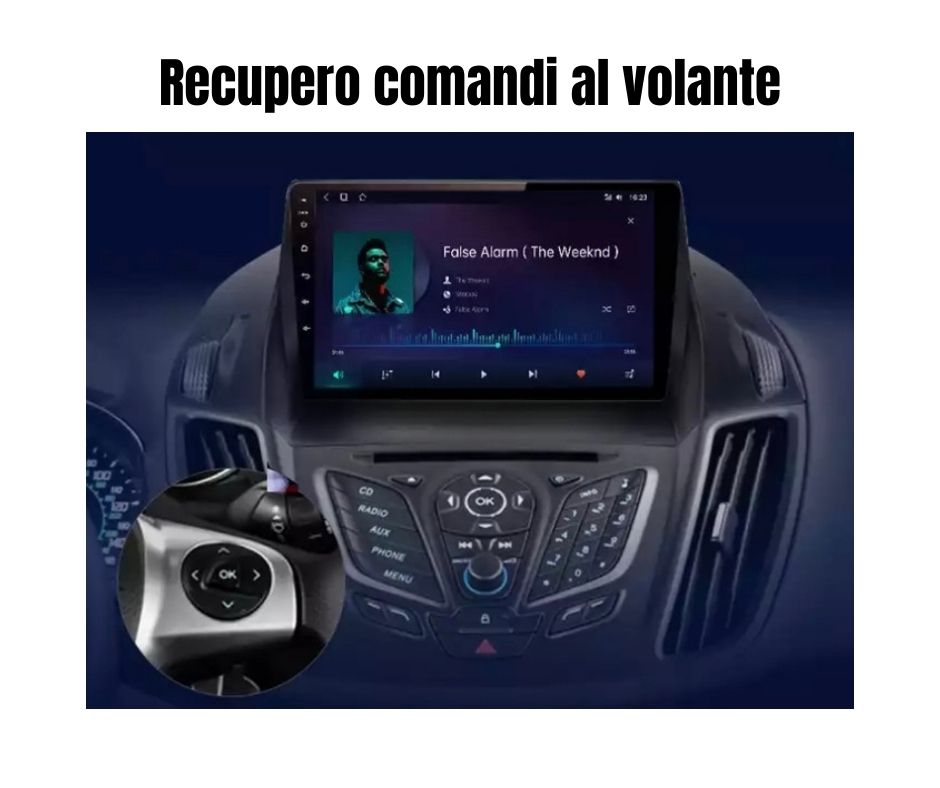 AUTORADIO ANDROID  PER FORD ESCAPE e FORD KUGA 2013-2016