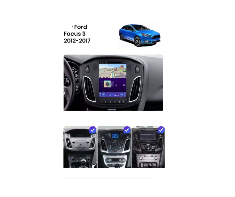 Autoradio android FORD FOCUS 2012-2017 stile Tesla