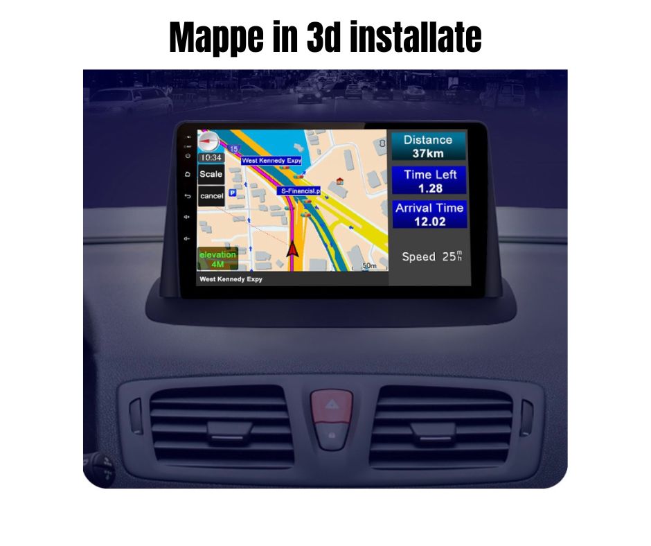 AUTORADIO RENAULT MEGANE 3 2008-2014 ANDROID