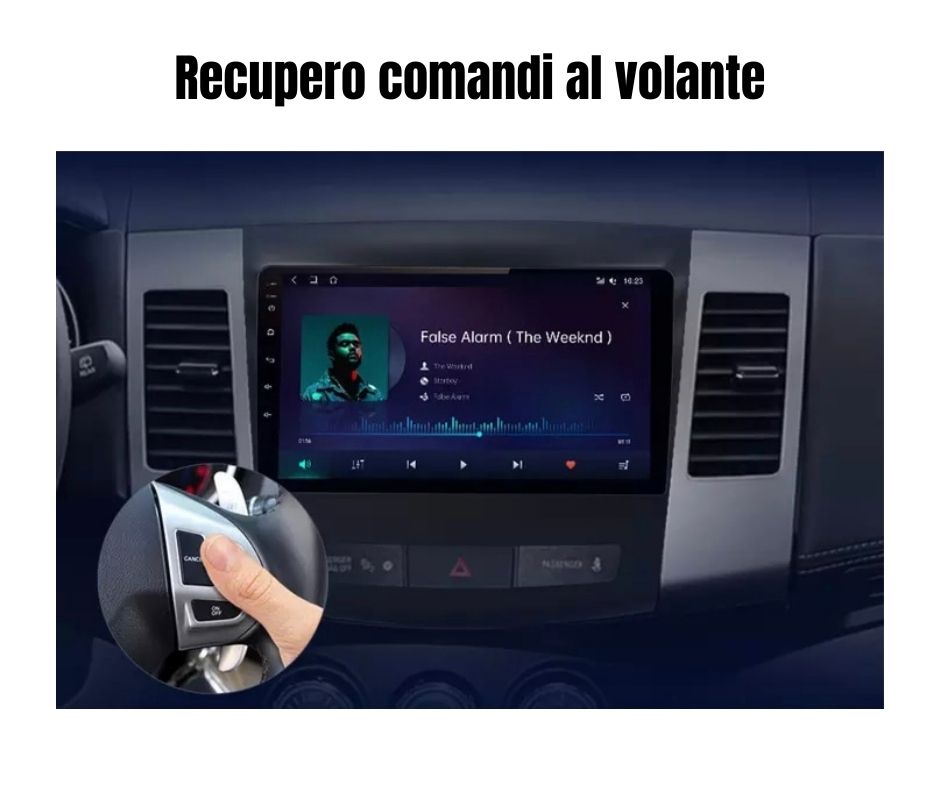 AUTORADIO MITSUBISHI OUTLANDER/CITROEN C-CROSSE/ PEGUEOT 4007 ANDROID