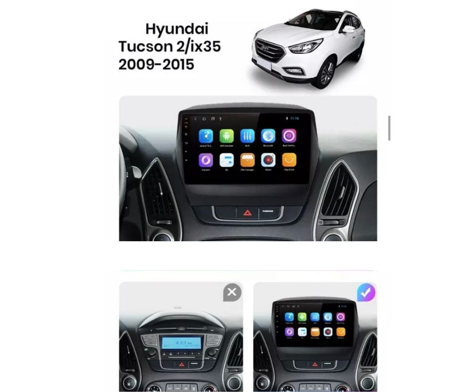 AUTORADIO HYUNDAI IX35 2009-2015 ANDROID
