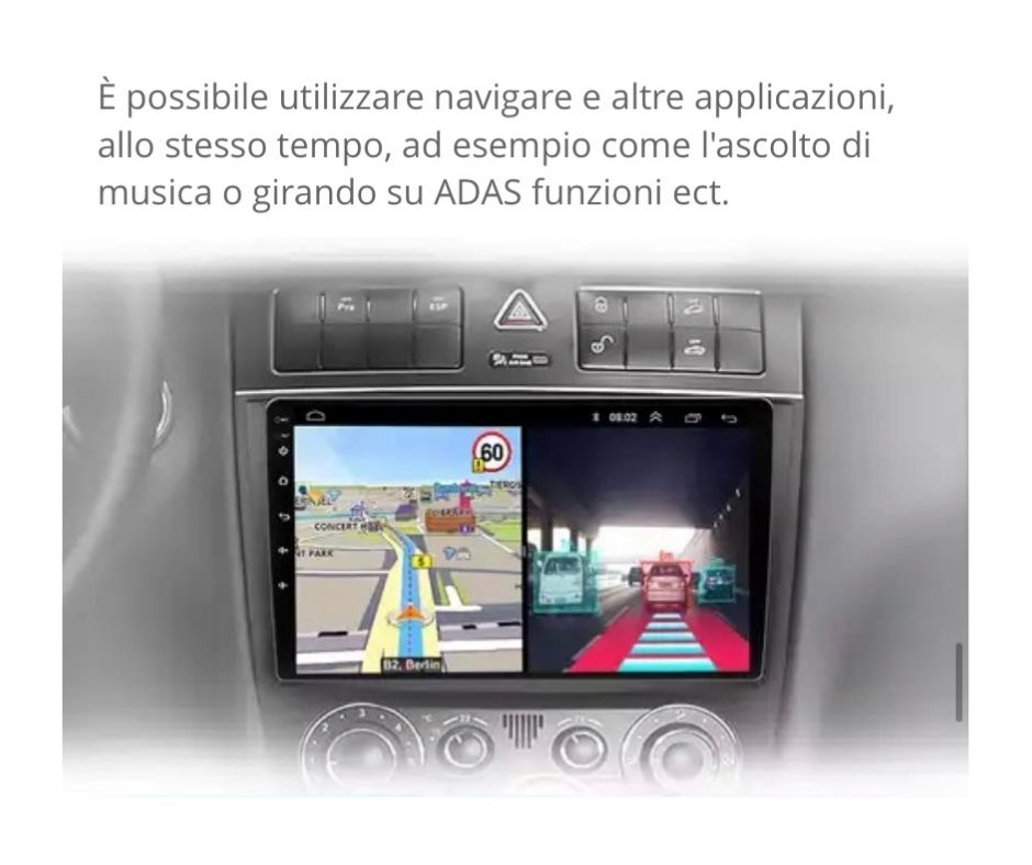 AUTORADIO MERCEDES CLASSE C W203 2005-2009 ANDROID