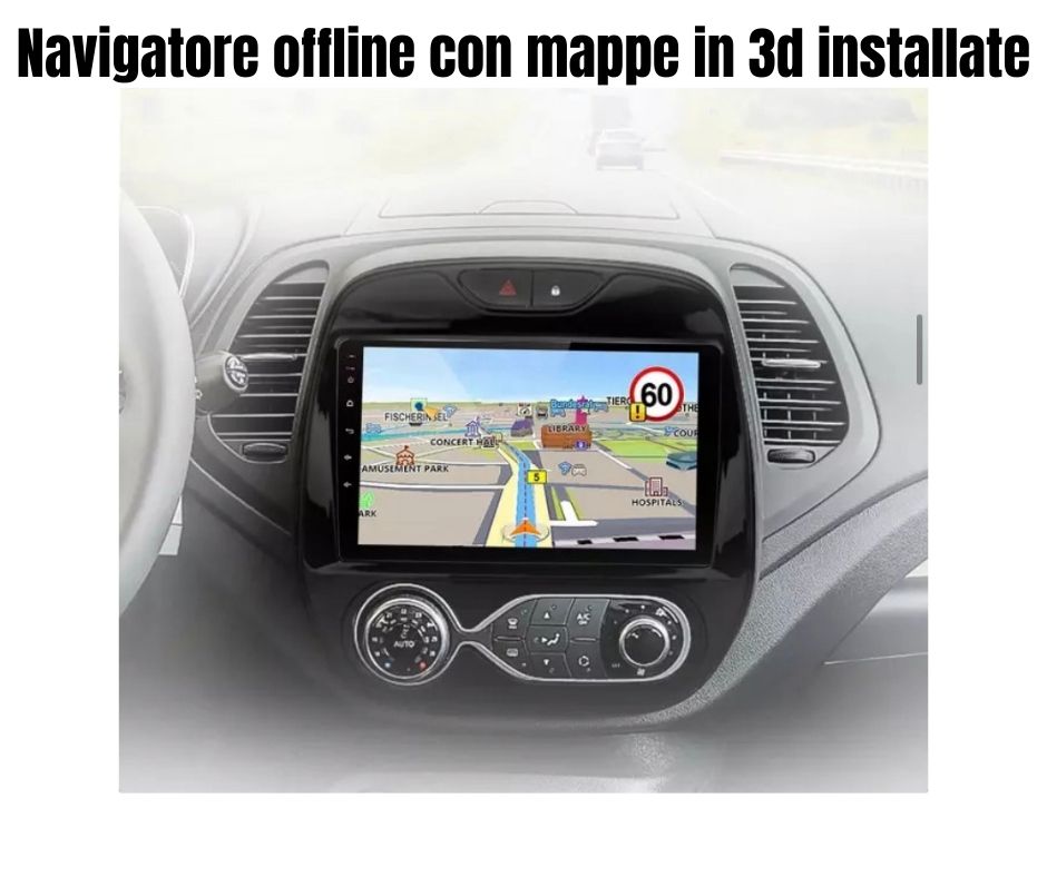 Autoradio Android 12 Renault Captur 2016-2019