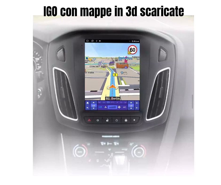 Autoradio android FORD FOCUS 2012-2017 stile Tesla