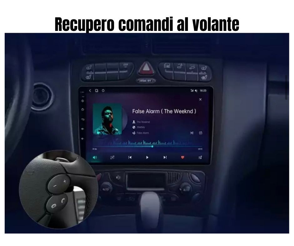 AUTORADIO MERCEDES CLK/C W 203 W209 2000-2005 ANDROID