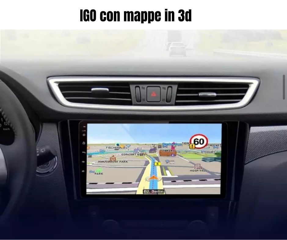 AUTORADIO ANDROID 12 PER NISSAN QASHQAI J11 2013-2017