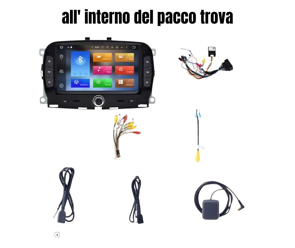 AUTORADIO FIAT 500 2015-2019 ANDROID