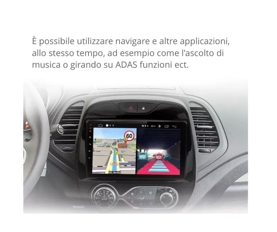 Autoradio Android 12 Renault Captur 2016-2019