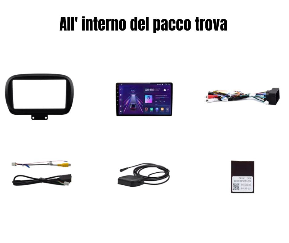 AUTORADIO FIAT 500X 2014-2020 ANDROID 12