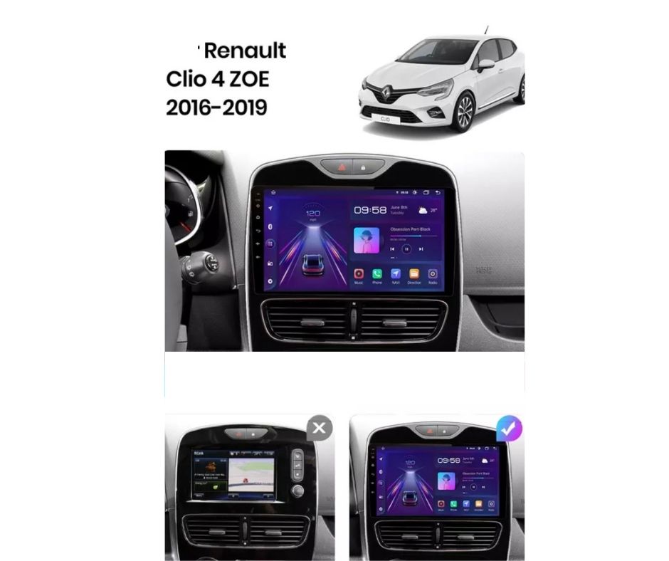 AUTORADIO ANDROID 12 RENAULT CLIO 4 2016-2019