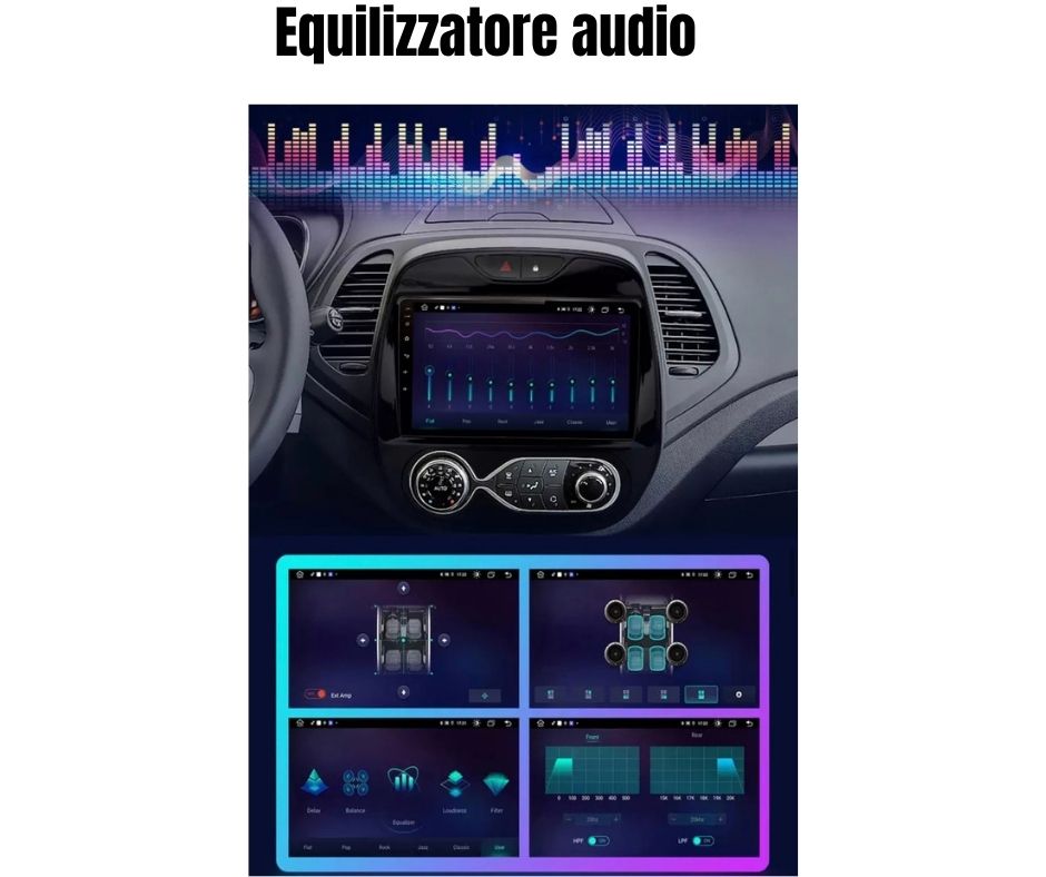 Autoradio Android 12 Renault Captur 2016-2019