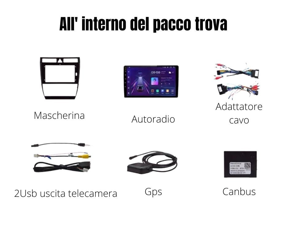 AUTORADIO AUDI A6 1997-2004 ANDROID