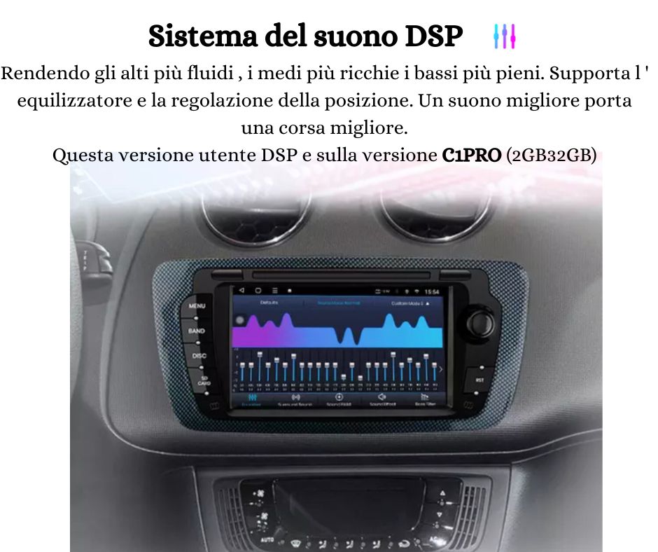 Autoradio Android Seat Ibiza 2009-2013