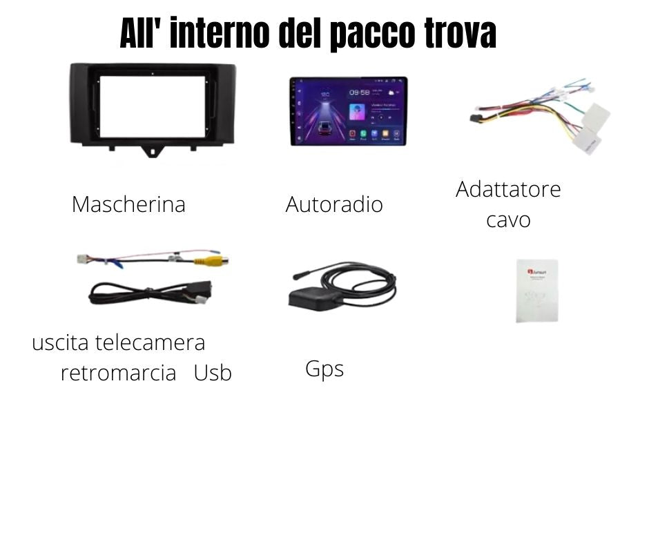 Copia del AUTORADIO SMART 451 ANDROID DAL 2011-2015