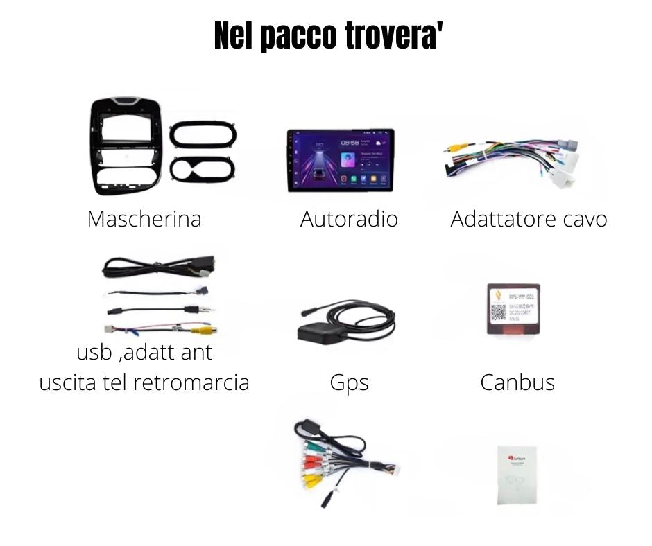 AUTORADIO ANDROID 12 RENAULT CLIO 4 2016-2019