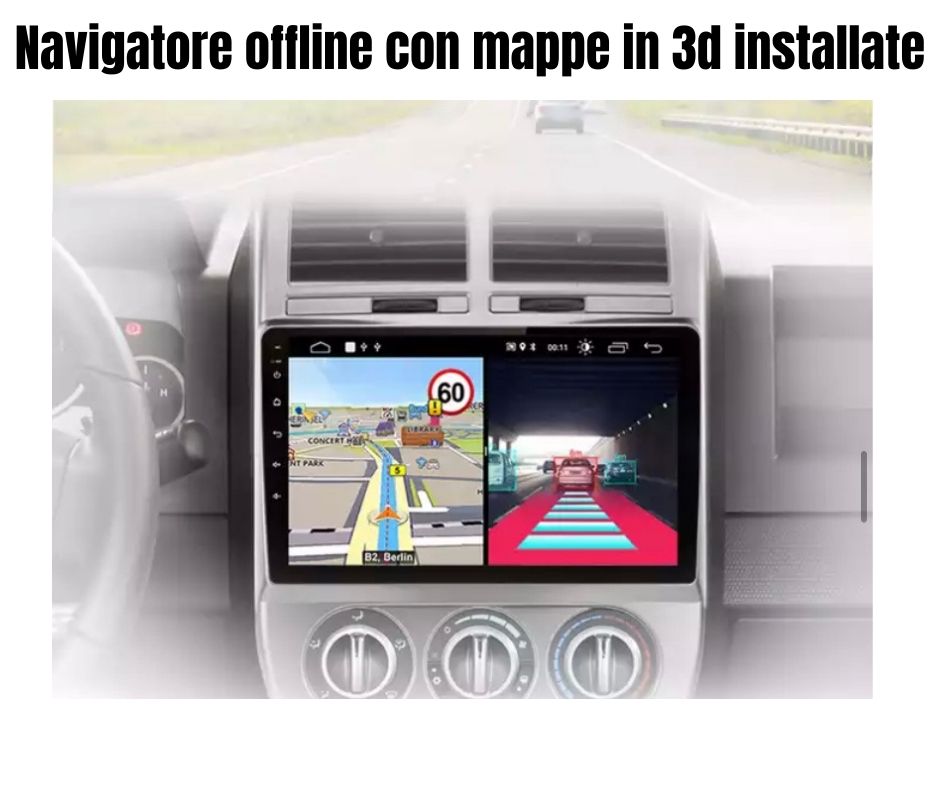 AUTORADIO JEEP COMPASS 2007-2009 ANDROID