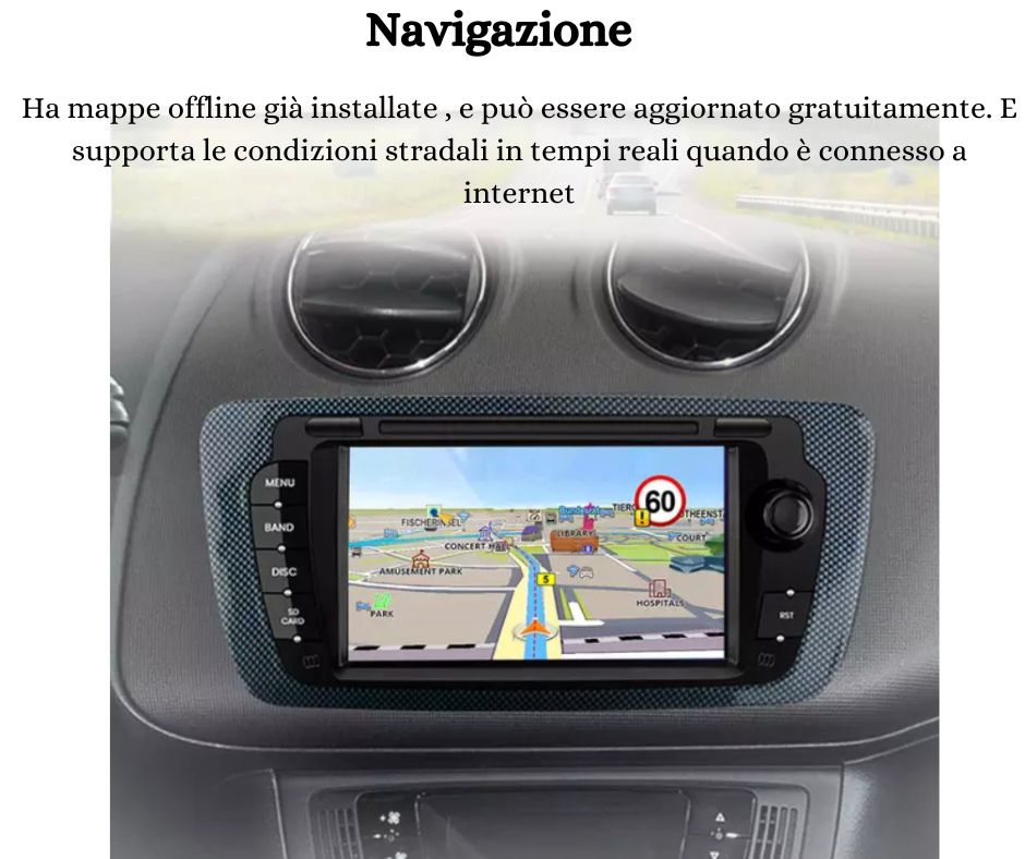 Autoradio Android Seat Ibiza 2009-2013