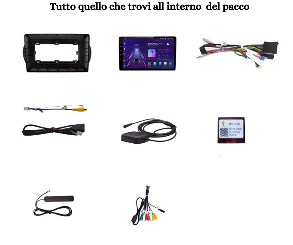 Autoradio Androi Fiat Fiorino Qubo / Citroen Nemo / Pegueot Bipper 2008-2017