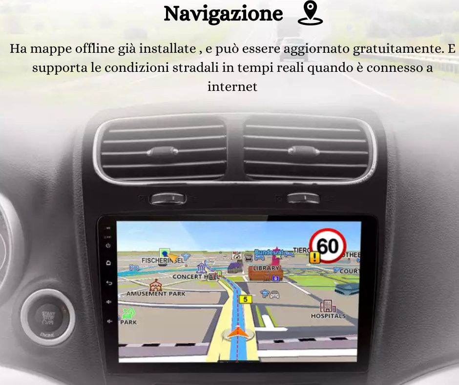 Autoradio Android Fiat Freemont 2011-2020