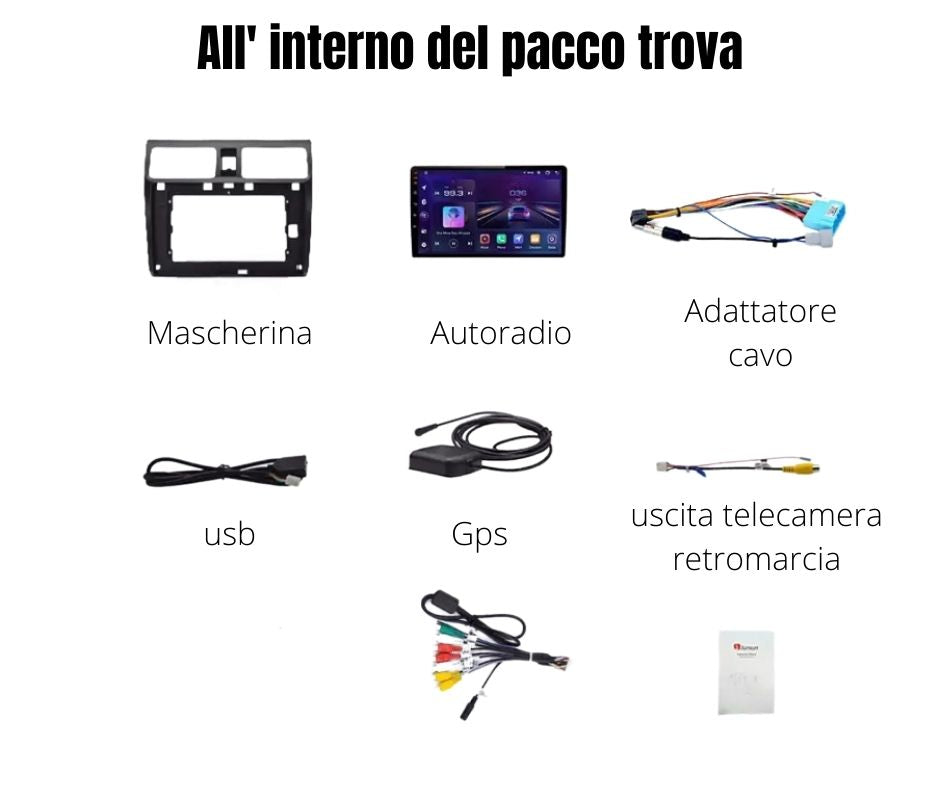 AUTORADIO SUZUKI SWIFT 2003-2010 ANDROID