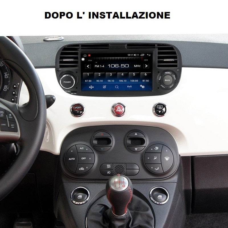 AUTORADIO ANDROID PER FIAT 500 2009-2015
