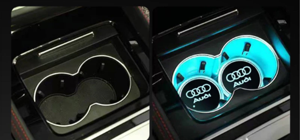 Tappetino antiscivolo retroilluminato RGb per Audi SLINE A3 A4 B8 B9 A6 C5 C6 C7 A7 Q5 A5 A8 8V RS6 R8 S1 S2 S3 S4