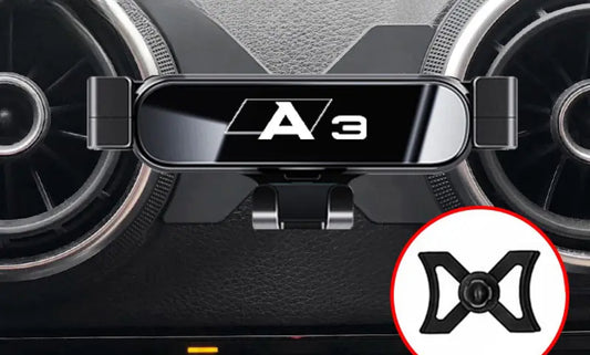 Supporto per telefono da auto per Audi A3 S3 8V 2014-2020 staffa di navigazione a gravità supporto GPS presa d'aria Clip supporto accessori per montaggio