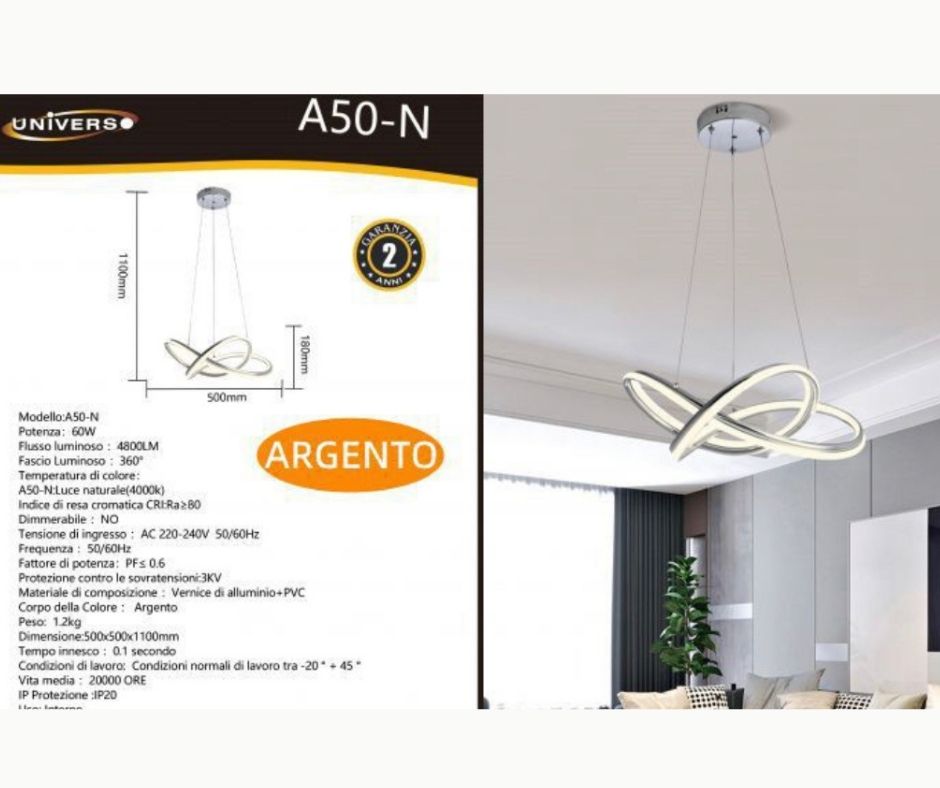 LAMPADARIO DA SOFFITTO