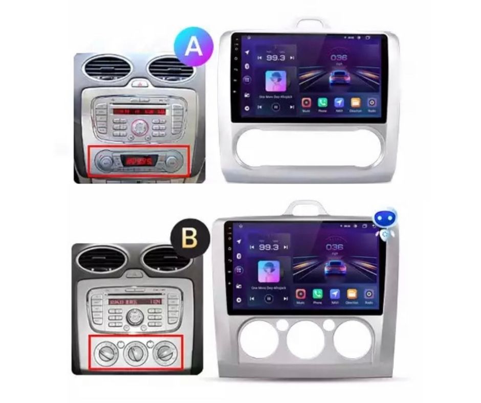 4GB+64GB Carplay Autoradio per Ford Focus 2004-2011 con 4GB+64GB Carplay Autoradio per Ford Focus 2004-2011 con