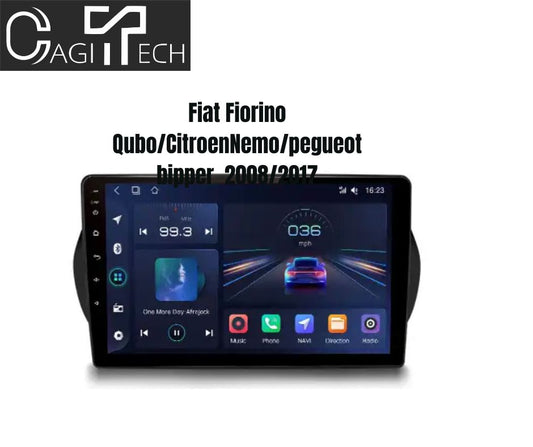 Autoradio Androi Fiat Fiorino Qubo / Citroen Nemo / Pegueot Bipper 2008-2017