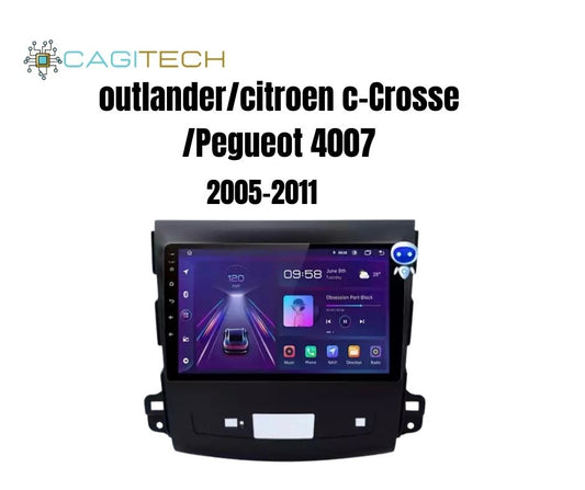 AUTORADIO MITSUBISHI OUTLANDER/CITROEN C-CROSSE/ PEGUEOT 4007 ANDROID