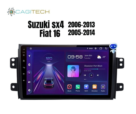 AUTORADIO ANDROID 12 FIAT 16 2005-2014 -SUZUKI SX 4 2006-2013