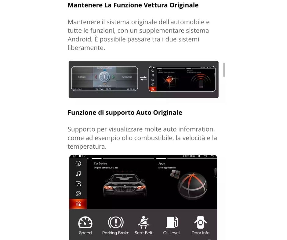 AUTORADIO BMW SERIE 5 F10 F11 2011-2017